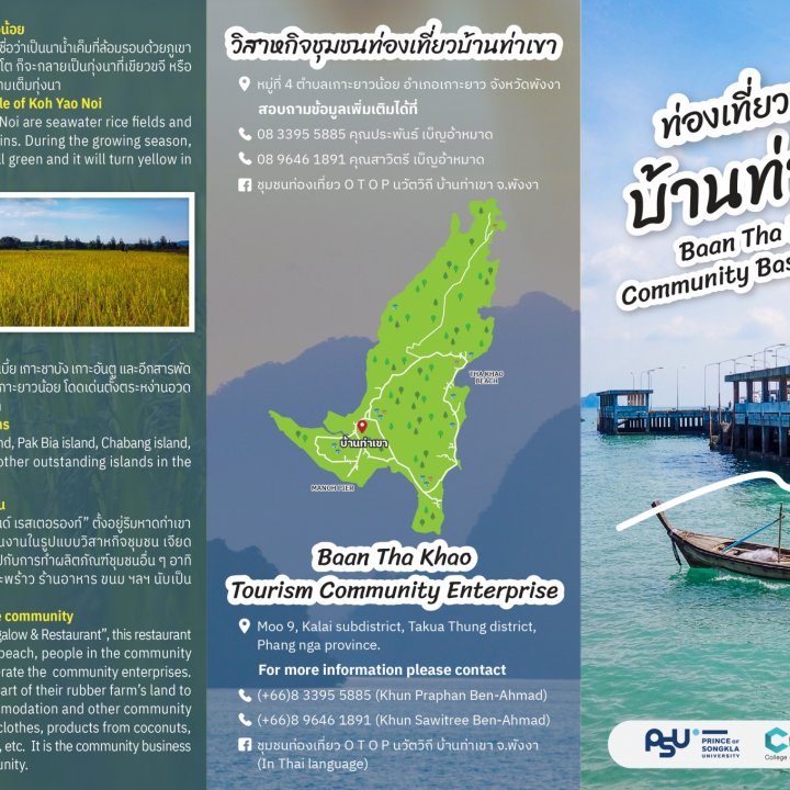 Baan Tha Khao Community Based Tourism Activities - Activity-Based Learning